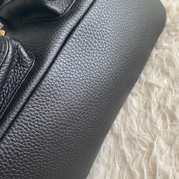 NWT Michael Kors LG Cooper Leather Flap Backpack Black main image 6